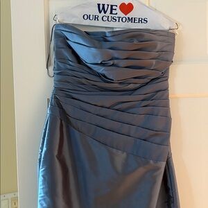 Mother of the Bride/Groom JS Collections Strapless Satin Gown with Bolero Jacket